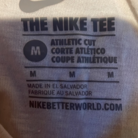White NIKE Mens T-Shirt - Picture 2 of 3